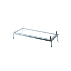 Piedistallo senza telaio alluminio 390x600x200 mm per Serie RP supporto tecnico
