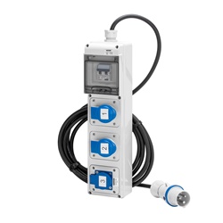 Quadro elettrico portatile Serie 68 ASC 2x2P 16A per cantiere certificato EN 61439-4