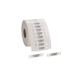 Targhetta poliolefina LFH 20x51mm zero alogeni resistente per cavi grandi e fasci trasporto