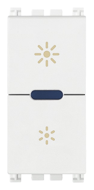 Dimmer Master universale 230V antibatterico bianco per lampade LED, CFL, incandescenza e trasformatori elettronici