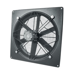 Aspiratore elicoidale diametro 560 mm motore monofase EC classe H uso continuo fino +45°C