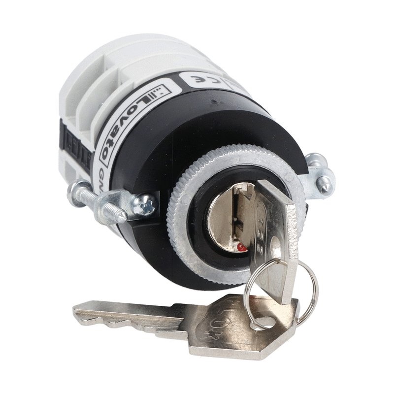 Interruttore quadripolare 16A montaggio frontale con comando a chiave serie GN U12