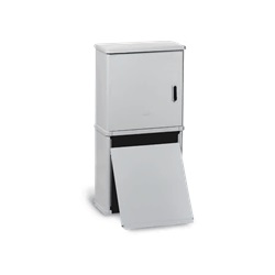 Armadietto vetroresina CVT doppia anta parete plus linea Conchiglia