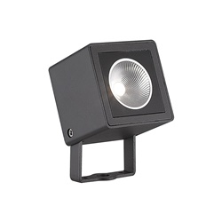 Proiettore LED 7W antracite IP65 orientabile esterno interno 3000K CRI80