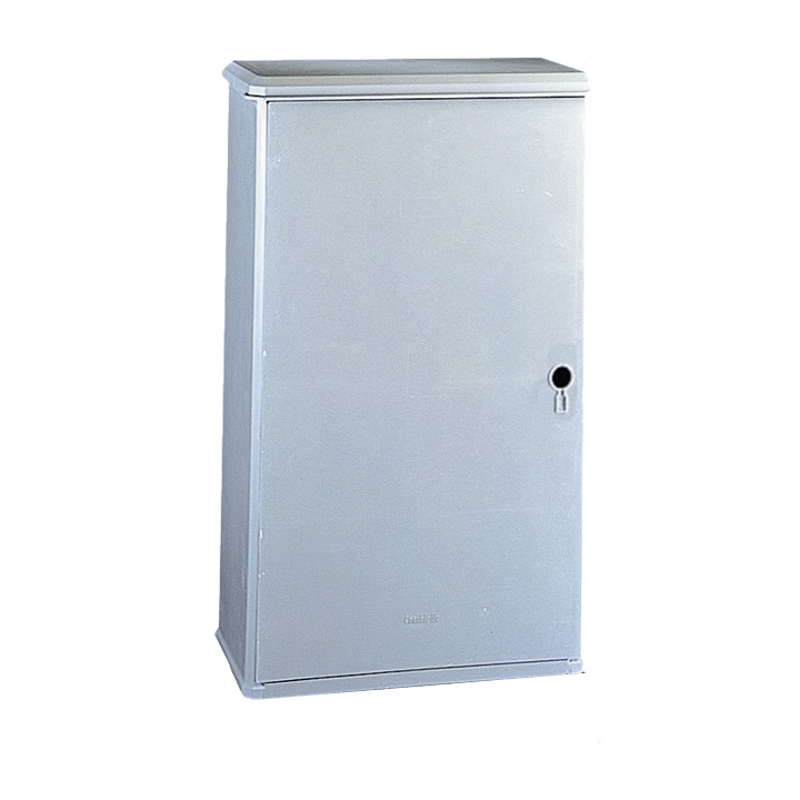 Armadio vetroresina Serie CVL 1 vano 860x1394x450 mm grigio IP44 IK10 senza serratura uso industriale