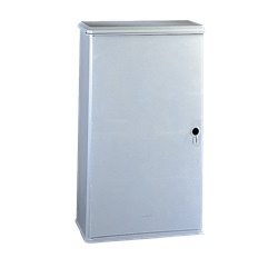 Armadio vetroresina Serie CVL 1 vano 860x1394x450 mm grigio IP44 IK10 senza serratura uso industriale