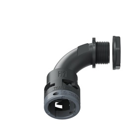 Curva 90°Ip66 Bn17 M20 Nero