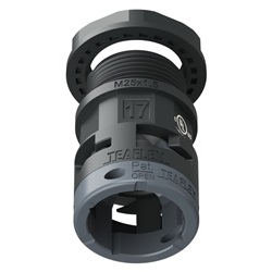 Raccordo Nero Ip66 Sm17 M25X1,5