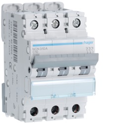INTERR. AUTOM. 3P 10A 10 KA C 3M