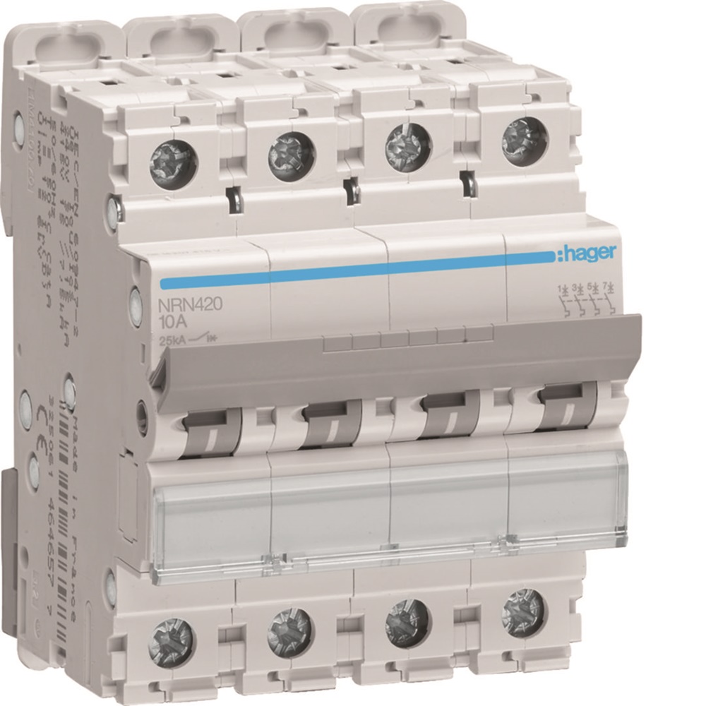 INTERRUTTORE AUTOMATICO 4P 20A 25KA