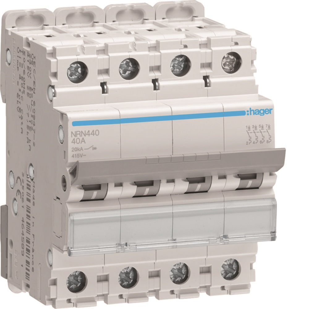 INTERRUTTORE AUTOMATICO 4P 40A 20KA