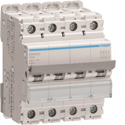 INTERRUTTORE AUTOMATICO 4P 40A 20KA