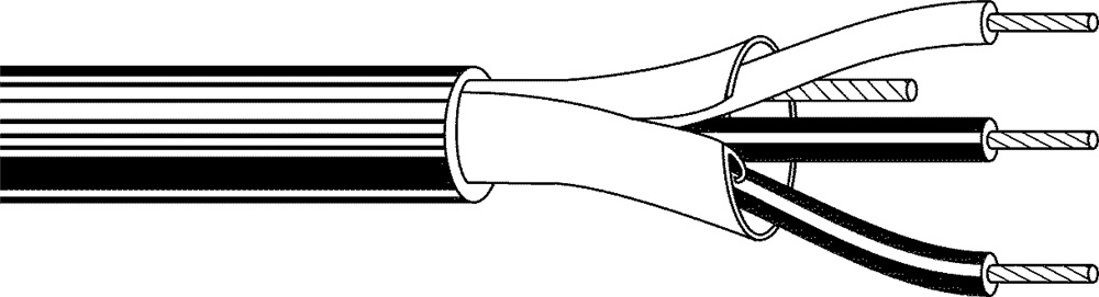 CAVO ITC 4X0,22 LSZH BIANCO