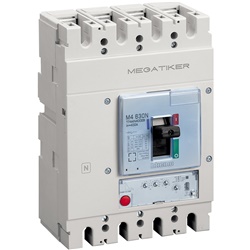 Interruttore scatolato MEGATIKER M4 4P 250A 50kA industriale