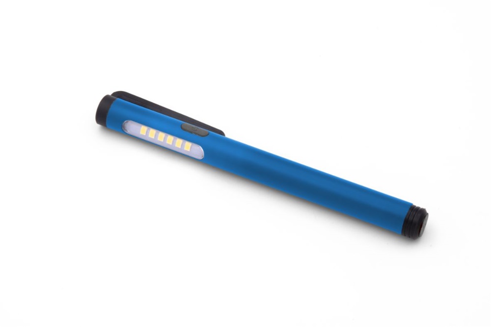 Torcia tascabile LED penna 150 lumen doppio punto luce ricaricabile USB con magnete per lavoro tecnico