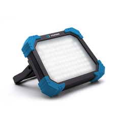 Faro portatile LED per grandi ambienti con power bank e caricabatterie integrato