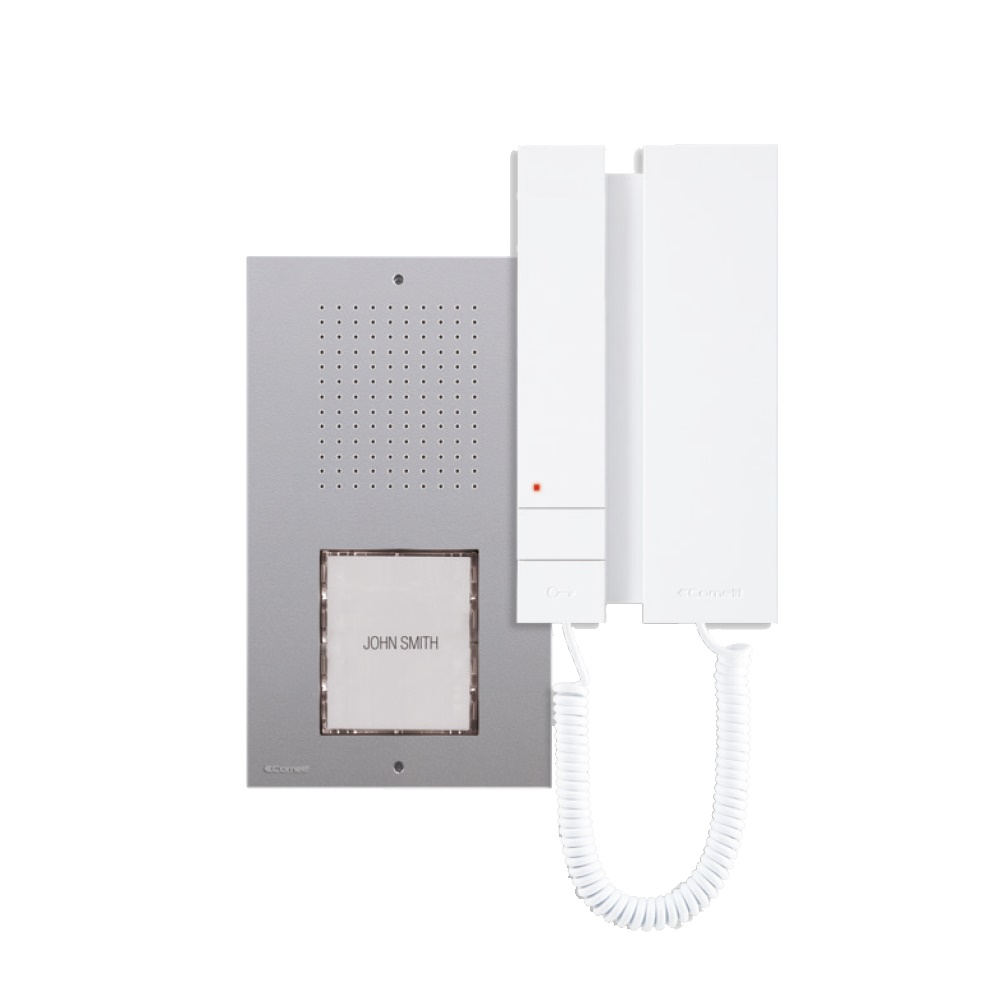 Serie Mini - Kit audio monofamiliare Ciao-Mini analogico 2 fili, espandibile 2° citofono
