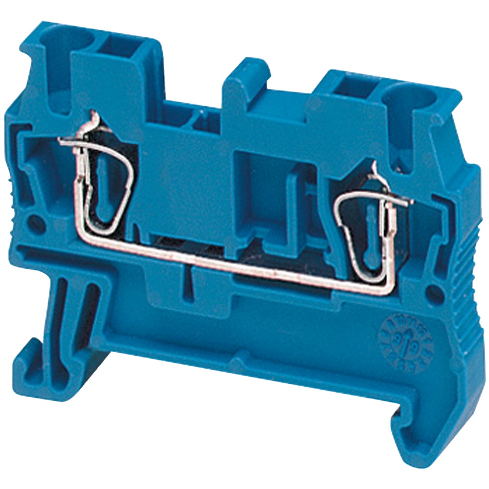 Morsetto molla, 2pt, 2,5 mm² blu