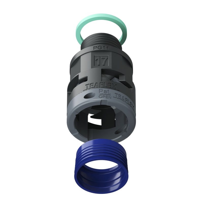 Raccordo Nero Ip68 Sm17 Pg11