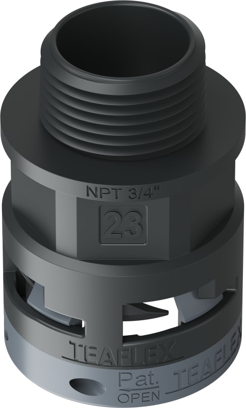 Raccordo Nero Ip66 Sm23 Npt 3/4