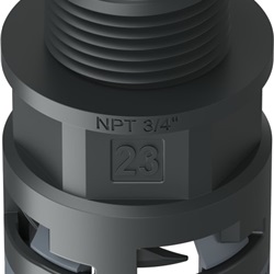 Raccordo Nero Ip66 Sm23 Npt 3/4