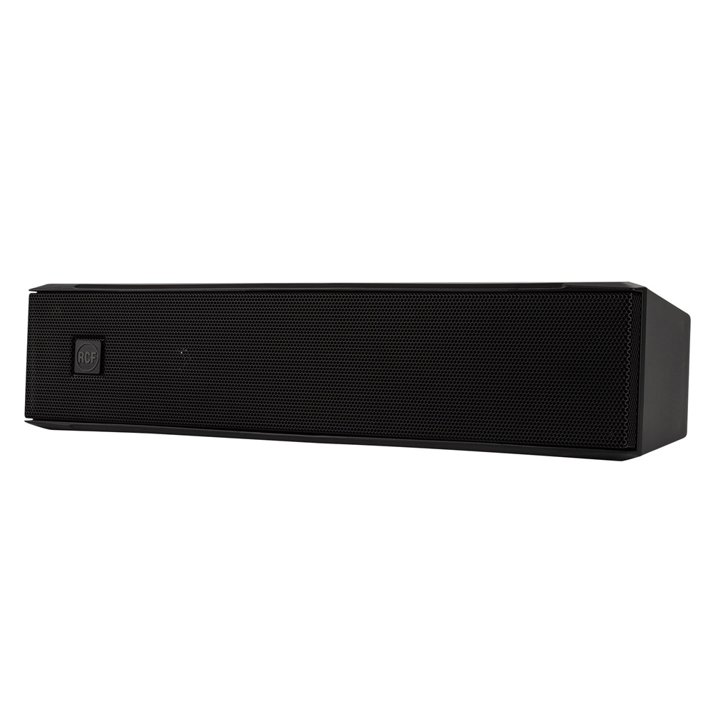 Diffusore parete 2 vie 60W nero certificato EN54 per musica e allarmi vocale