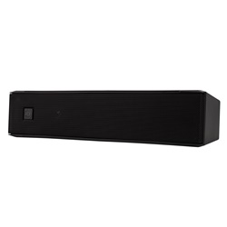 Diffusore parete 2 vie 60W nero certificato EN54 per musica e allarmi vocale