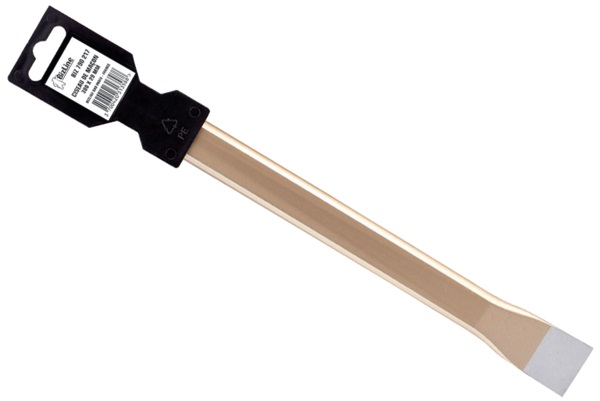 Scalpello da muratore 300x29 mm acciaio cromo vanadio profilo piatto resistente