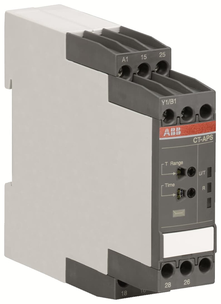 Timer elettronico CT-APS.21S ritardo spegnimento 2 contatti 24-240VAC/DC uso industriale