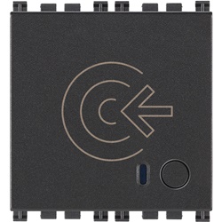 Fuoriporta RFID connesso IoT Bluetooth 5.0 1 relè 16A grigio 2 moduli