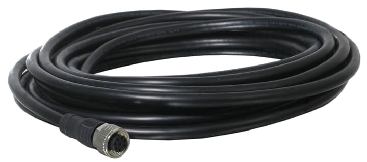 Cavo schermato M12-C63 6m connettore femmina M12 per automazione industriale