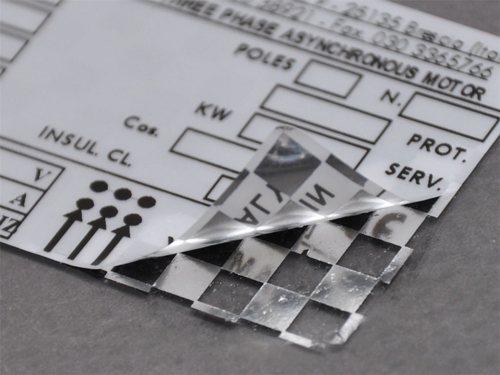 Etichetta sicurezza MG-SAT-C grigia 29803