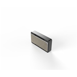 PORTA-TARGA PLA QUADRO 17X30 ADESIVO NERO SUPPORTO PER MARCATURA CEMBRE