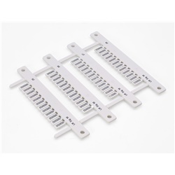 Targhetta MG-CPM-07 bianca 5x10 mm per morsetti componibili siglatura rapida e resistente