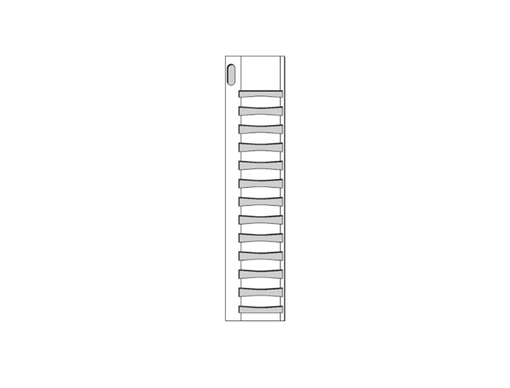Targhette segnaletiche prefabbricate serie Flat in PVC rigido per tubetti PMF, siglatura cavi e componenti