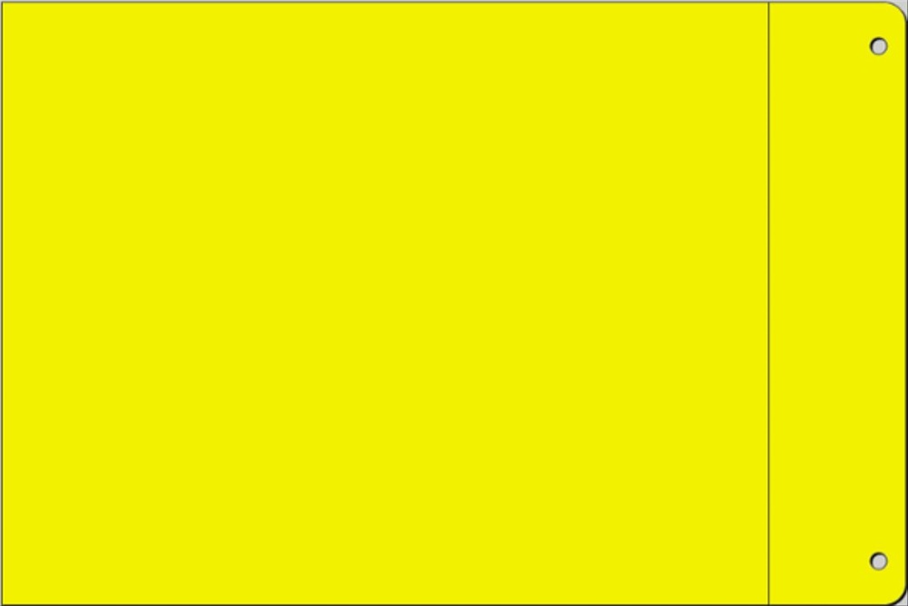 Etichetta adesiva vinile MG-VYT giallo 110x140 per cablaggio industriale