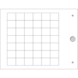 Targhette PVC rigido prefustellate 15x17 mm identificazione cavi componenti industriali