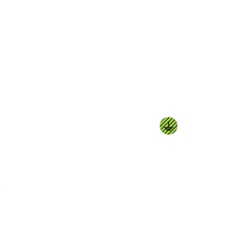 Etichetta adesiva segnalazione apparecchiature simbolo giallo-verde terra 12,5mm