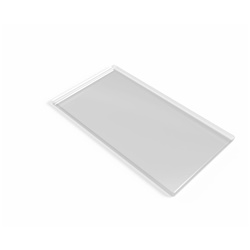 Placchette protezione trasparenti policarbonato per porta-targhe quadro e pulsante