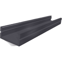 Profilo adesivo nero 1000mm per marcatura cablaggio industriale