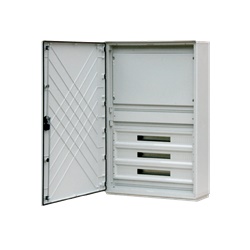 Pannello chiuso ABS grigio RAL7030 altezza 300 mm per quadri modulari serie GRAFI 9