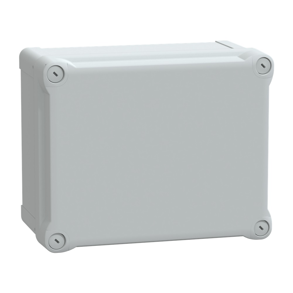 Scatola PC IP66 IK08 RAL7035 Int.H225W175D120 Ext.H241W194D127 coperchio PC opaco H40