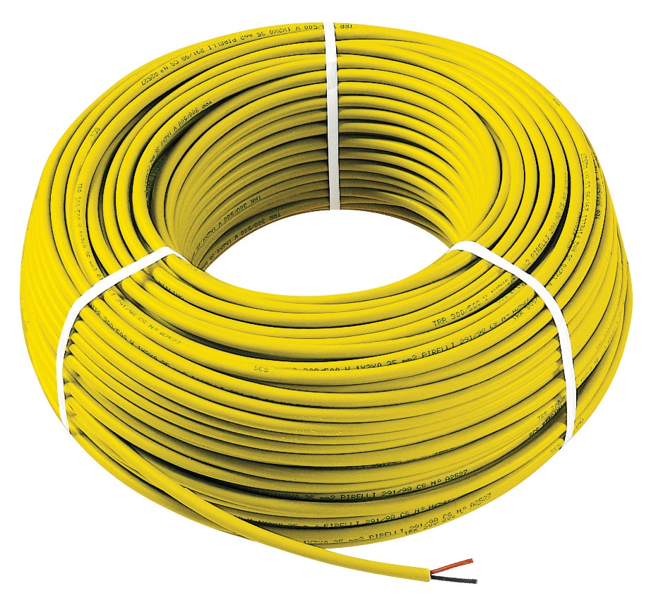 Cavo By-me 2x0,5 mm² LSZH Classe Cca Bus Domotica 100 m Giallo