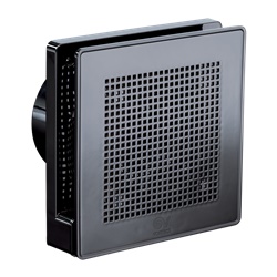 Aspiratore elicoidale muro 100mm 2 velocità timer UV resistant