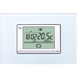 Cronotermostato touch screen da incasso TH/600 230 V per controllo temperatura residenziale e commerciale