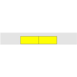 Termoretrattamento 3:1 Ø6,4 mm L25 giallo cablaggio elettrico