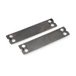 Targhetta acciaio inox 20x90 mm per identificazione segnalazione
