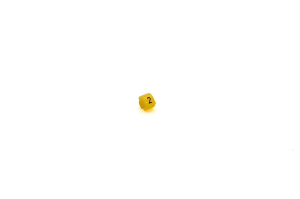 SEGNACAVO SNAP SM-12 4,5-6 mm GIALLO ORGANIZZAZIONE CAVI