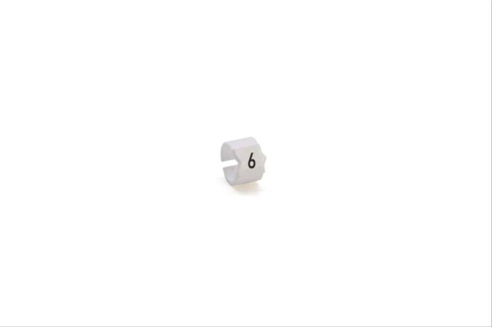 Segnaposto plastica bianco SM-15 per identificazione spazi