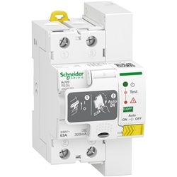 Interruttore differenziale REDs 2P 63A 300mA Tipo A per impianti TT e TN-S
